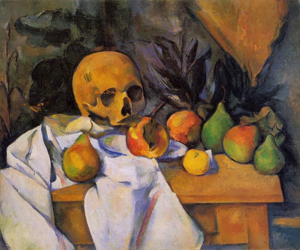 Paul Cezanne Nature morte au crane