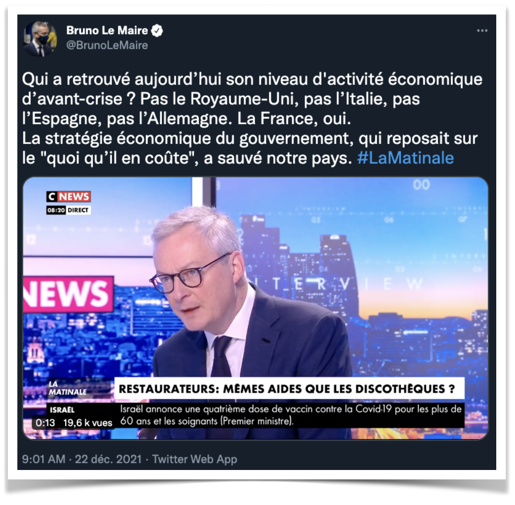 tweet Le Maire